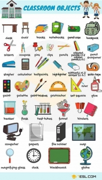 2406 Classroom objects