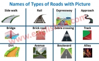 2406 Names of types of roads with picture
