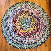 2407 braided rag rug