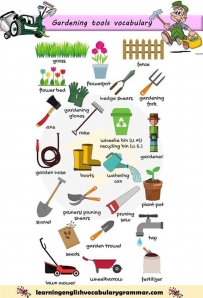 2406 Gardening tools vocabulary