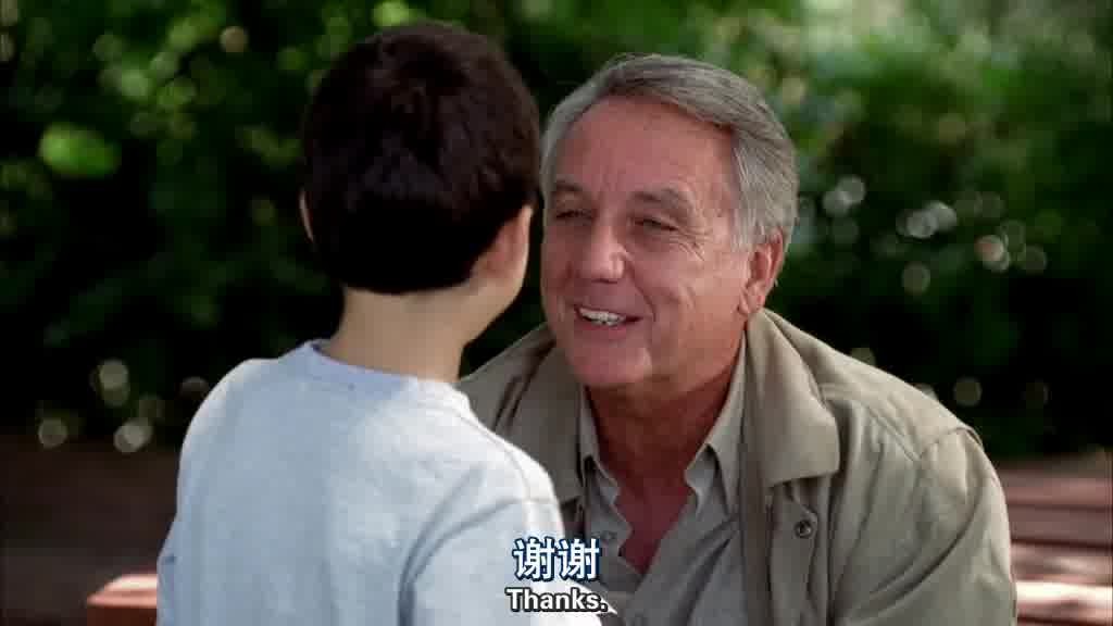 He's all smiles, acting like a granddad helping his grandson.jpg