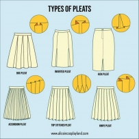 2407 Types of pleats