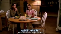 S01E01 SUSAN and JULIE at about 13, sits at the table, the macaroni and cheese in the middle, untouched