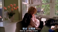 S01E01 LYNETTE struggles with the baby, covering it in a blanket