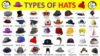 2407 Different types of a hat