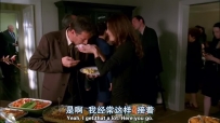 S01E01 SUSAN gets a tissue and gives it to him, as he spits his mouthful of macaroni and cheese into the tissue